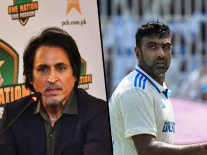 Pakistan commentator Ramiz Raja wrongly spells Ashwin as Ravinder instead of Ravichandran during 2nd PAK vs ENG 2024 Test | Ramiz Raja R Ashwin, PAK vs ENG 2nd Test: अश्विनबद्दल हे काय बोलून गेला पाकिस्तानचा रमीझ राजा... Video पाहून भारतीयांना नक्कीच येईल राग