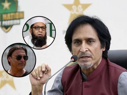 Pakistan Cricket Chief Ramiz Raja sends legal notice to former cricketer Kamran Akmal Shoaib Akhtar Inzamam ul haq on hitlist | Pakistan Cricket: वर्ल्डकपनंतर पाकिस्तान क्रिकेटमध्ये गोंधळ; माजी क्रिकेटर्सना पाठवतायत नोटीस