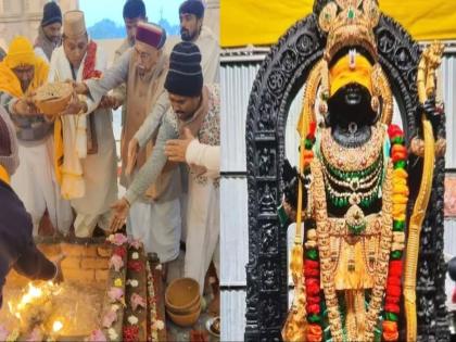 Ramlal will be consecrated on January 22, then what will be done with the old idol, informed the chief priest | २२ जानेवारीला रामललांची प्राणप्रतिष्ठापना होणार, जुन्या मूर्तीचं काय करणार, मुख्य पुजाऱ्यांनी दिली माहिती  