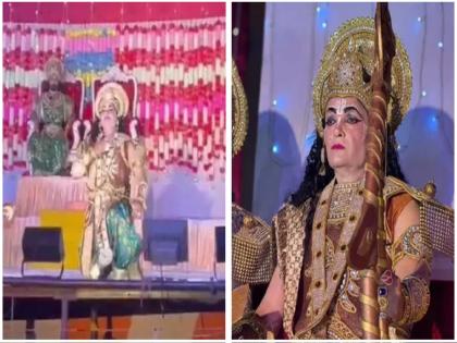 actor playing role of Lord Sri Ram suffered a heart attack on stage, incident in Delhi | 'राम करे प्रणाम...', श्रीरामाची भूमिका साकारणाऱ्या कलाकाराला मंचावर हृदयविकाराचा झटका