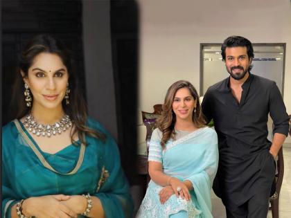 RRR star Ram Charans wife Upasana kamineni shares first photos post pregnancy news | RRR स्टार राम चरणची पत्नी उपासनाच्या चेहऱ्यावर दिसतोय प्रेग्नेंसीचा ग्लो, फोटो व्हायरल