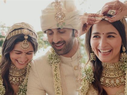 Alia bhatt ranbir kapoor wedding annniversary see their expensive wedding outfits and all you want to know | Alia-Ranbir Anniversary: कोट्यवधींचा हार, लाख मोलाची साडी; आलिया-रणबीरच्या लग्नात पाण्यासारखा झाला खर्च