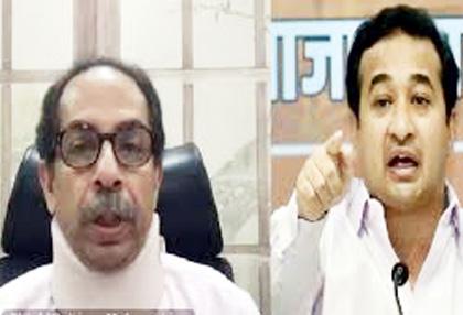 Chief Minister should get out of the house and fight with us; Nitesh Rane's open challenge | मुख्यमंत्र्यांनी घराबाहेर पडावं अन् आमच्याशी लढावं; नितेश राणेंंचे खुले आव्हान