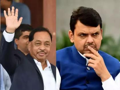 Devendra FaMalvan Chhatrapati Shivaji Maharaj Statue Collapse:dnavis defends Narayan Rane's aggressive manner of speaking | "नारायण राणेंची आक्रमक बोलण्याची पद्धत", फडणवीस यांनी केला बचाव, संजय राऊत म्हणाले...