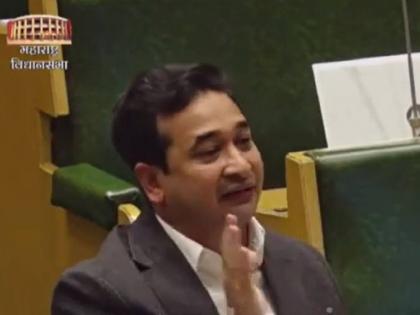 Nitesh Rane's advice to Chhagan Bhujbal; Maratha community does not want Kunbi certificates at all - Nitesh Rane | नितेश राणेंचा भुजबळांना सल्ला; ओबीसींच्या २७ टक्के आरक्षणातील एकाही टक्क्याला...