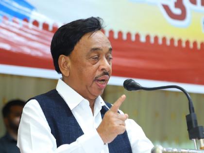 bjp narayan rane criticised thackeray group in rally for lok sabha election 2024 | “लोकसभा निवडणुकीनंतर उद्धव ठाकरेंना मातोश्रीवर कायमची सुट्टी मिळेल”: नारायण राणे