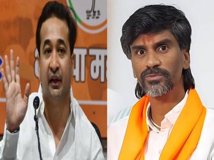 Nitesh Rane warning to manoj Jarange Patil over his statement on maratha reservation devendra fadanvis | फडणवीसांविरोधात बोलाल तर गाठ आमच्याशी; नितेश राणेंचा जरांगे पाटलांना इशारा