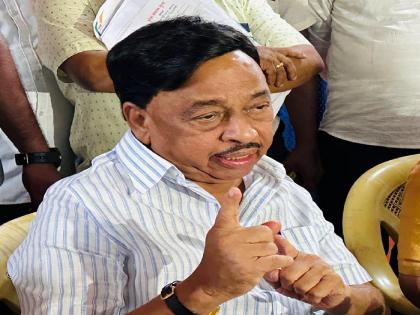 Nitesh Rane should not have used the word mosque, it was his mistake says Narayan Rane | ‘ती’ नितेशची चूकच, मात्र 'त्यावेळी' राष्ट्रप्रेमी मुस्लीम बाजू का घेत नाहीत; नारायण राणेंनी केला सवाल