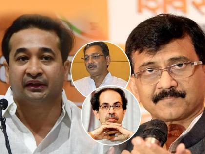 bjp leader nitesh rane targets shiv sena leader sanjay raut said fight between uddhav raj thackeray sambhaji raje chatapati | Nitesh Rane : ठाकरेंनंतर छत्रपतींच्या घरात आग लावली, नितेश राणे यांचा राऊतांवर निशाणा