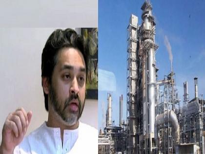 Refinery project will not be allowed to run says Nilesh Rane | रिफायनरी प्रकल्प काेणत्याही परिस्थितीत घालवू देणार नाही, नीलेश राणेंनी दिला शब्द