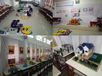 Students' 'Art Discovery' at Rangtarang Festival | रंगतरंग महोत्सवात विद्यार्थ्यांचा "कलाविष्कार"