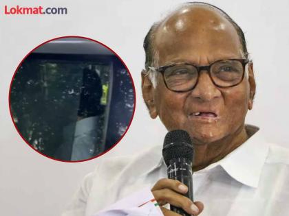 the BJP MLA went to meet Sharad Pawar Wearing a mask but left after seeing the media cameras | असा हा लपंडाव! मास्क लावून भाजपचा आमदार शरद पवारांच्या भेटीसाठी गेला, पण कॅमेरे दिसताच...