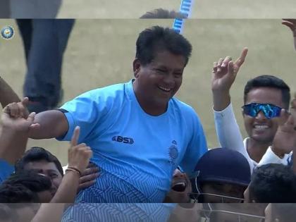 Madhya Pradesh won the Ranji Trophy title for the first time ever, coach Chandrakant Pandit gets emotional | Chandrakant Pandit, Ranji Trophy 2022 : २३ वर्षांपूर्वी जे मैदान अश्रूनयनांनी सोडले, तेथेच आज इतिहास घडवला; मध्य प्रदेशचा विजय साकारला