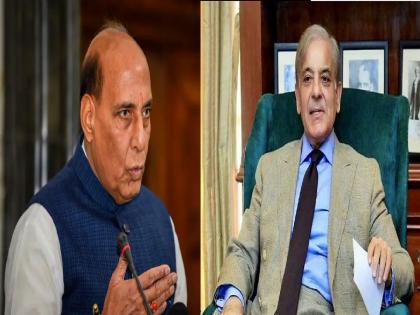 India-US 2+2 Dialogue: Rajnath Singh's direct message to Pakistan's new Prime Minister on terrorism | India Replay to Pakistan Shahbaz Sharif: शाहबाज शरीफांच्या काश्मीर प्रस्तावाला भारताचा जबरदस्त रिप्लाय; अमेरिकाही आली सोबत