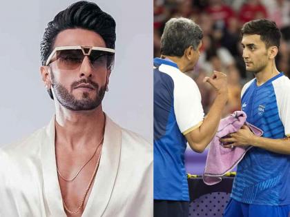 Ranveer Singh appreciation post for badminton player Lakshya Sen after he lost in Paris Olympics | रणवीर सिंहने सासऱ्यांशीच घेतला पंगा; लक्ष्य सेनचं कौतुक करत म्हणाला, "तू फक्त २२ वर्षांचा..."