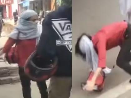 Bengaluru Rapido Driver Viral Video: Kannada-speaking Rapido driver beats up English-speaking woman | Video: गाडी हळू चालवा...; इंग्रजीत बोलणाऱ्या महिलेला कन्नड भाषिक रॅपिडो चालकाची मारहाण Bengaluru Rapido Driver Viral Video: Kannada-speaking Rapido driver beats up English-speaking woman | Video: गाडी हळू चालवा...; इंग्रजीत बोलणाऱ्या महिलेला कन्नड भाषिक रॅपिडो चालकाची मारहाण