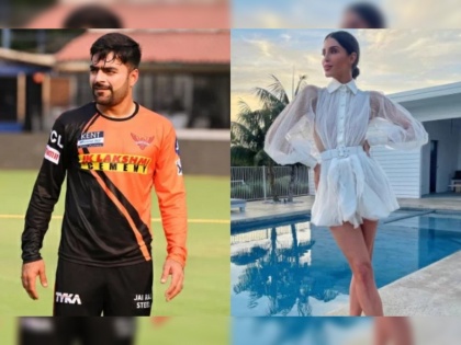 IPL 2021: Rashid Khan and Erin Holland engage in a cheeky Instagram banter ahead of the clash between SRH and KKR | IPL 2021, KKR vs SRH T20 Live : KKRच्या खेळाडूच्या पत्नीसोबत राशिद खानचा सोशल वॉर; सामन्यापूर्वीच मैदानाबाहेर तापले वातावरण!