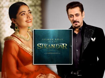 rashmika mandanna entry in sikandar movie to shared screen with salman khan first time | भाईजानच्या सिनेमात श्रीवल्लीची एन्ट्री! सलमानच्या 'सिकंदर'ची हिरोईन बनणार रश्मिका मंदाना
