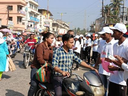 Road safety campaign started in Raigad district | रायगड जिल्ह्यात रस्ता सुरक्षा अभियानाला सुरुवात