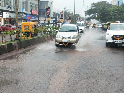 Due to Cyclone Noru, heavy rainfall continues in Ratnagiri | नोरू चक्रीवादळामुळे रत्नागिरीत पावसाचा जोर कायम