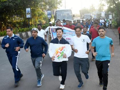 Ekta Daud in Ratnagiri on the occasion of Sardar Vallabhbhai Patel birth anniversary | सरदार वल्लभभाई पटेल यांच्या जयंतीनिमित्त रत्नागिरीत एकता दौड