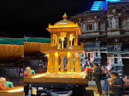 Rathotsav of Ambabai from New Rath on Thursday | नव्या रथातून येत्या गुरुवारी अंबाबाईचा रथोत्सव; आतषबाजी, रांगोळी, विद्युत रोषणाईने होणार स्वागत