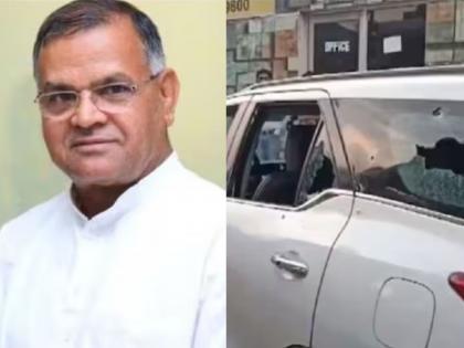 cctv footage inld state president nafe singh shot dead by shooters in haryana | Video - नफे सिंह राठी यांच्या हल्लेखोरांचं CCTV फुटेज समोर; 7 जणांविरुद्ध गुन्हा दाखल