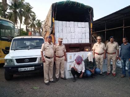 Goods worth 92.62 lakh including foreign liquor worth 68.42 lakh seized on the highway | महामार्गावर ६८.४२ लाखांच्या विदेशी मद्यासह ९२.६२ लाखांचा माल जप्त