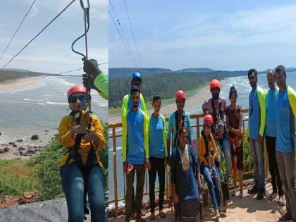 The disabled enjoyed the zipline on the tourism day | दिव्यांगांनी पर्यटन दिनी घेतला झिपलाईनचा आनंद