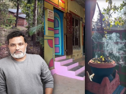 marathi director ravi jadhav konkan home tour video viral | गावाकडील घर कौलारू! हिरवीगर्द झाडी अन् संथ वाहणारी नदी; रवी जाधवचं कोकणातील घर पाहाच