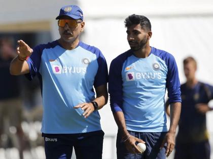 ...Or else Jasprit Bumrah will become Shaheen Afridi, Ravi Shastri's valuable advice to the selection committee | ...नाही तर जसप्रीत बुमराहचा शाहीन आफ्रिदी होईल, रवी शास्त्रींचा निवड समितीला मोलाचा सल्ला