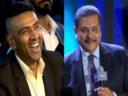  IND vs ENG Test Series As India vs England Test Series starts on 25th, Ravi Shastri Makes Funny Comment on R Ashwin's Hair Style | IND vs ENG: अश्विनची नवीन हेअर स्टाईल अन् रवी शास्त्रींचा इंग्लंडला इशारा; उद्यापासून 'कसोटी'