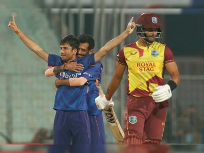 IND vs WI, 2nd T20I Live Update : India have won the series! A terrific win for them by 8 runs, Bhuvi's penultimate over and Harshal's 18th over sealed the game | IND vs WI, 2nd T20I Live Update : थरारक सामन्यात भारताची बाजी; भुवनेश्वर कुमार अन् हर्षल पटेलनं दिली कलाटणी, मालिकेत विजयी आघाडी 