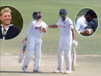 IND vs SL, 1st Test Day 2 Live Updates : Shane Warne's Rockstar Ravindra Jadeja hits his 2nd Test hundred and brings out the sword celebration, Video   | IND vs SL, 1st Test Day 2 Live Updates : 'Rockstar' रवींद्र जडेजाचे खणखणीत शतक; सेलिब्रेशन करताना Shane Warneला आठवून पाणावले डोळे, Video 