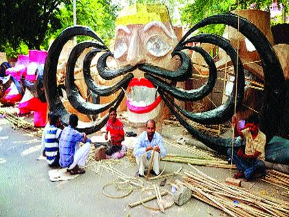 Ravana's combustion and worship in the temples is done! | रावणाचे दहन करतात आणि मंदिरांमध्ये पूजाअर्चाही केली जाते!