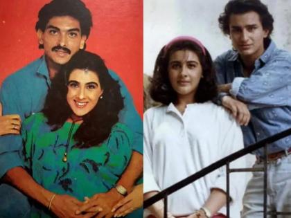 When amrita singh broke up with ravi shastri and married saif ali khan due to this reason | सैफ अली खानसोबत लग्न करण्याआधी अमृता सिंगने 'या' प्रसिद्ध व्यक्तीसोबत केला होता गुपचूप साखरपुडा?