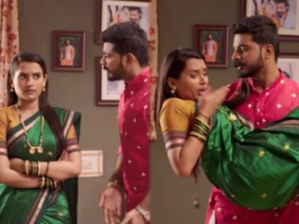 marathi serial Man Jhala Bajind raya and krishna start friendship | राया-कृष्णाचं लुटूपुटूचं भांडण; हळूहळू वाढतीये संसाराची गोडी