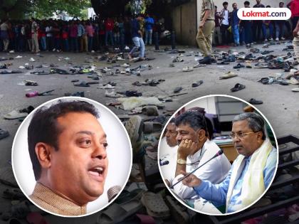 rcb victory parade stampede bjp leader sambit patra attack on congress leaders | "लोक मरत होते अन् उत्सव सुरू होता, तेव्हा अल्लू अर्जुनला अटक केली, मग इथे का नाही?" बंगळुरू चेंगराचेंगरीवरून भाजपचा हल्लाबोल rcb victory parade stampede bjp leader sambit patra attack on congress leaders | "लोक मरत होते अन् उत्सव सुरू होता, तेव्हा अल्लू अर्जुनला अटक केली, मग इथे का नाही?" बंगळुरू चेंगराचेंगरीवरून भाजपचा हल्लाबोल