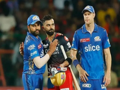 MI vs RCB: Mumbai Indians face Royal Challengers Bangalore in mid-table clash with high stakes | MI vs RCB: 'मुंबईत खेळायला नेहमीच आवडतं अन्...'; MI Vs RCBच्या सामन्याआधी कोहलीचं विधान