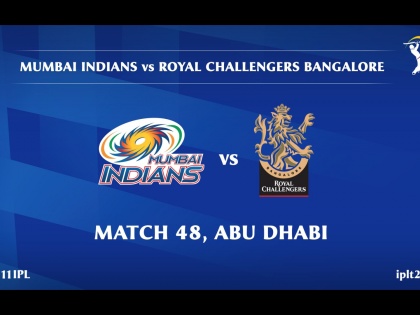 RCB vs MI Live Score Royal Challengers Bangalore vs Mumbai Indians IPL 2020 Live Score and Match updates | RCB vs MI: मुंबई इंडियन्सचा प्ले ऑफमध्ये प्रवेश, रॉयल चॅलेंजर्स बंगळुरूवर सहज विजय