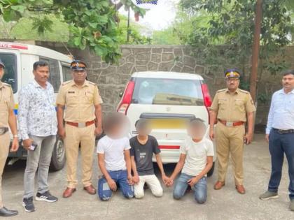 Mumbai Police Arrest 3 Men After Viral Video Shows Dangerous Car Stunt On Eastern Express Highway | Viral Video: ईस्टर्न एक्सप्रेस हायवेवर तरुणांची जीवघेणी स्टंटबाजी, तिघांना अटक Mumbai Police Arrest 3 Men After Viral Video Shows Dangerous Car Stunt On Eastern Express Highway | Viral Video: ईस्टर्न एक्सप्रेस हायवेवर तरुणांची जीवघेणी स्टंटबाजी, तिघांना अटक