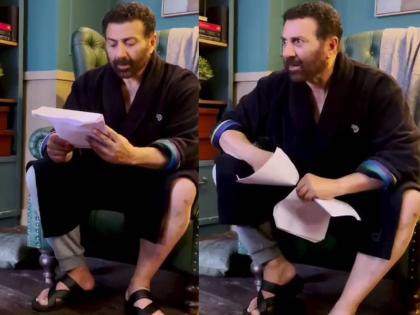 sunny deol suffering from dyslexia says he finds difficult to read script s | सनी देओलला वाचताच येत नाही? अभिनेता करतोय गंभीर आजाराचा सामना, म्हणाला, "खूप कठीण..."