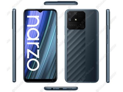 Realme Narzo 50A press Render 