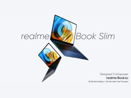 Realme book slim price in india revealed  | रियलमीचा पहिला लॅपटॉप सर्वप्रथम भारतात सादर; जबरदस्त 2K डिस्प्लेसह Realme Book Slim लाँच 