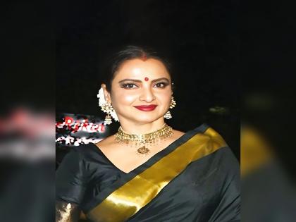 why actress rekha put sindoor in her head bollywood news | रेखा यांच्या भांगेत कोणाचं कुंकू? अखेर बऱ्याच वर्षांनी खुद्द अभिनेत्रीने केला खुलासा