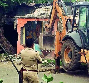 188 unauthorized religious places removed in Nagpur city | नागपूर शहरातील १८८ अनधिकृत धार्मिकस्थळे हटविली