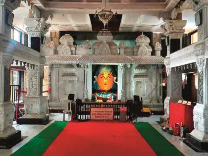 A magnificent Renuka temple built in Karnatak style at Chhatrapati Sambhajinagar; Pranpratistha will be held in February | छत्रपती संभाजीनगरात कर्नाटकी शैलीत उभारले भव्य रेणुका मंदिर; फेब्रुवारीत होणार प्राणप्रतिष्ठा