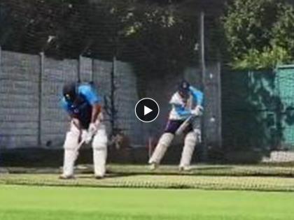 India Tour of England : Rohit Sharma & Shubman Gill net practice ahead of WARM-UP against Leicestershire, Watch Video | India Tour of England : रोहित शर्माची नेटमध्ये फटकेबाजी...! 24 तारखेपासून रंगणाऱ्या सामन्यासाठी भारतीय संघ सरावाला लागला, Video 