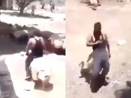 Watch video when sheep take revenge to man people are saying this is karma | Video! दे धक्का! शेळीवर बसून देत होता त्रास, नंतर शेळीने जे केलं ते तो आता आयुष्यभर विसरू शकणार नाही!