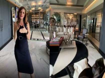 Sussanne Khan share a video of her luxurious Mumbai home so here what Hrithik Roshan commented | VIDEO: सुझान खानने दाखवला तिच्या आलिशान घराचा काना-कोपरा, हृतिक रोशन म्हणाला....